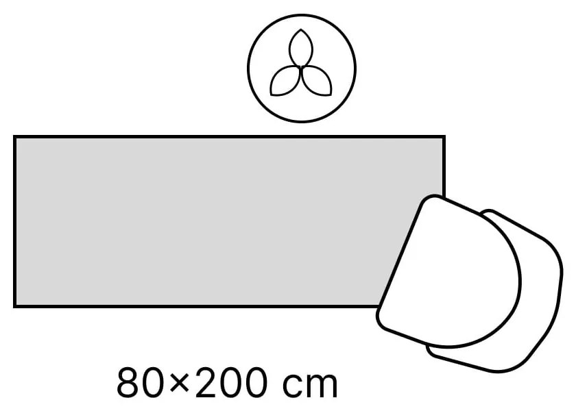 Krémový/slonovinový ručne tkaný behúň s prímesou vlny 80x200 cm Majoli – Elle Decoration