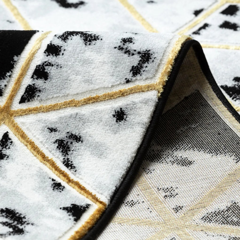 Kusový koberec Allure 1966 black/gold, 200x290, žltá, kancelária, Dywany Łuszczów