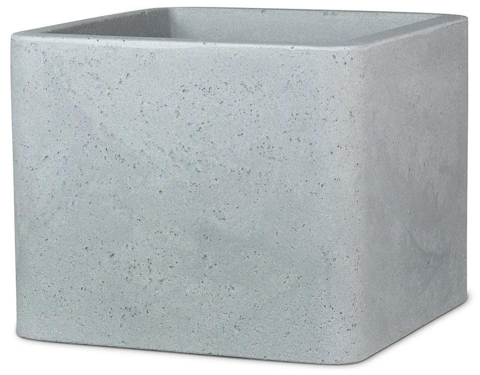 Scheurich Kvetináč Cube (kamenistá sivá, Ø 40 cm) (100349931)