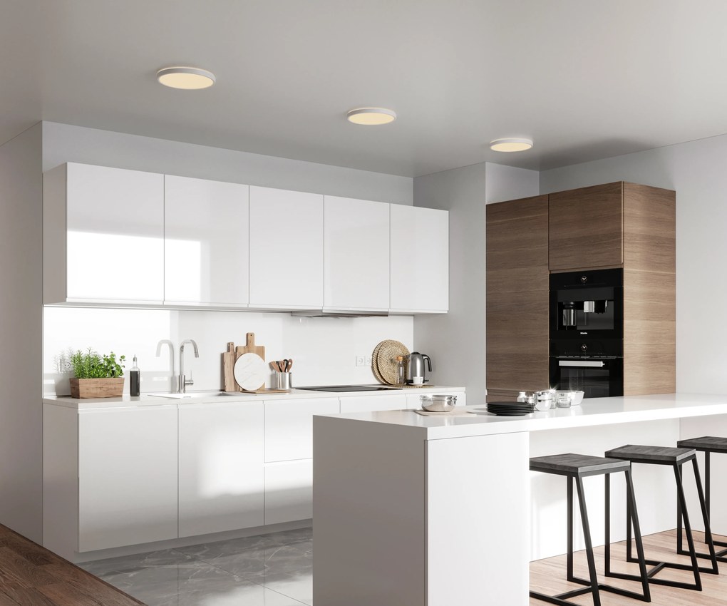 Stropné svietidlo Nordlux Oja 29 IP20 3000/4000K 3-step Moodmaker (biela) plast IP20 2015016101