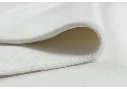 Sammer Kvalitný biely shaggy koberec v bielej farbe C317 120 x 160 cm