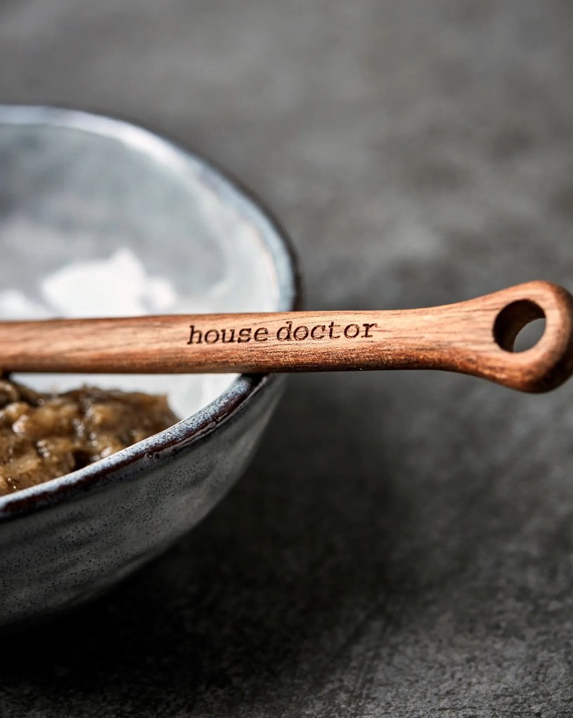 House Doctor Drevená servírovacia lžička Eya – sada 4 ks
