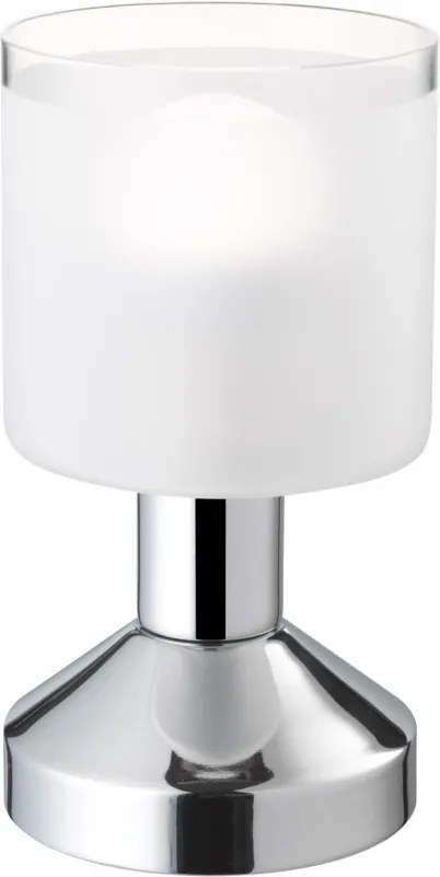 Trio R59521006 Nočná stolová lampa GRAL chróm kov excl. 1 x E14, max. 40W IP20