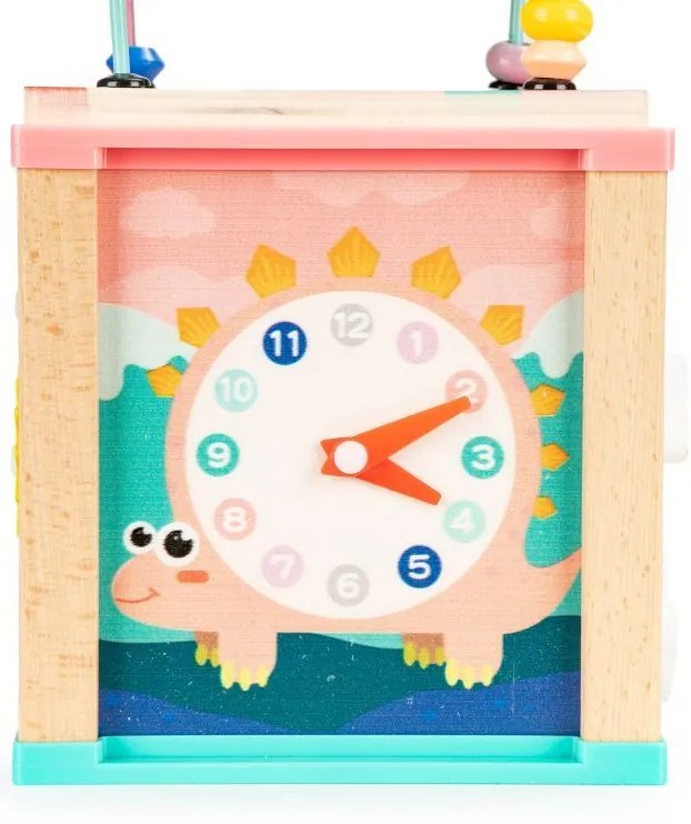 Drevená vzdelávacia kocka,  Ecotoys