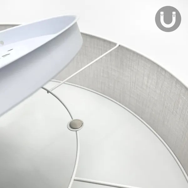 Brilagi - LED Stropné svietidlo SIRIJA 4xE27/15W/230V priemer 60 cm biela