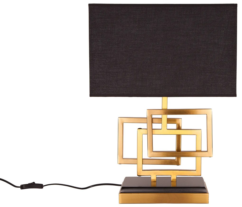 Stolná lampa Leonor 56cm zlatá