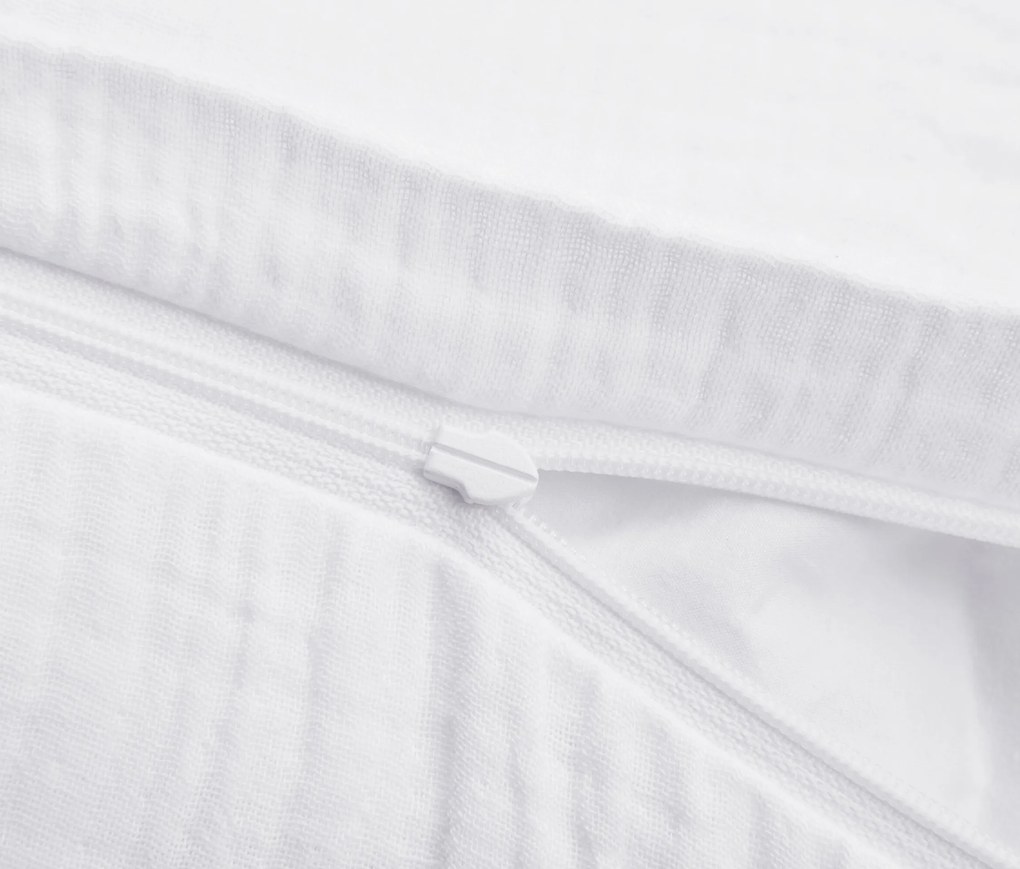 Poťahy na vankúše so vzorom mušlí, 2 ks, biele, cca 80 x 40 cm