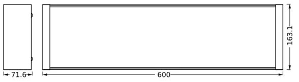 Ledvance - LED Stmievateľné stropné svietidlo OFFICE LINE LED/20W/230V 60 cm + DO
