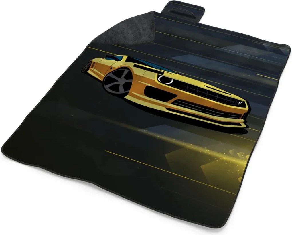 Sablio Plážová deka Chevrolet Camaro Pruhy: 200x140 cm