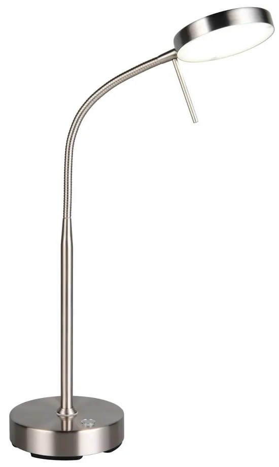 LED stolová lampa v striebornej farbe (výška 45 cm) Moreno – Trio