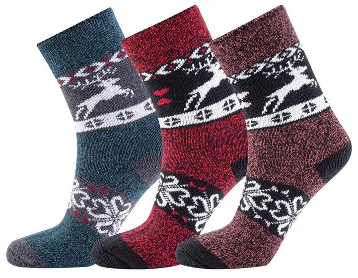 Ponožky z vlny 3 páry veľ. 44 - 47