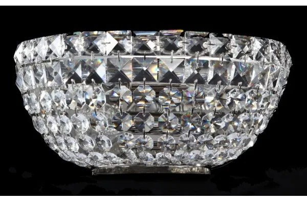 Maytoni DIA100-WL-02-N - Nástenné svietidlo BASFOR 2xE14/60W/230V chróm