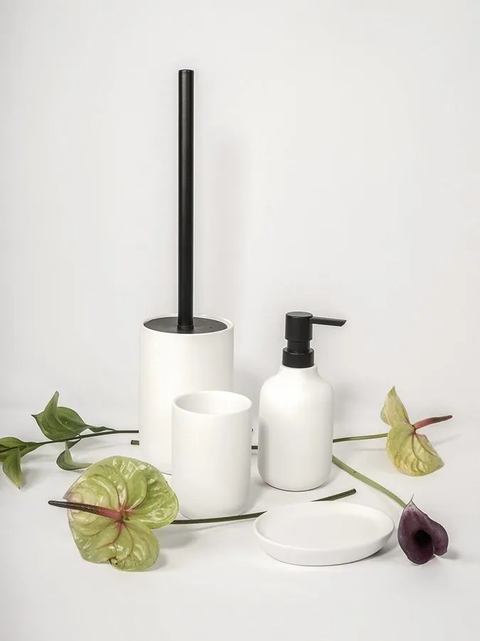 Sapho Sapho, CHLOÉ WC kefa na postavenie, biela mat, CH028