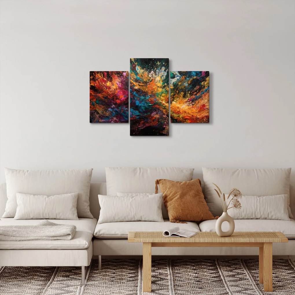 Obraz - Farebná abstrakcia II. (90x60 cm)