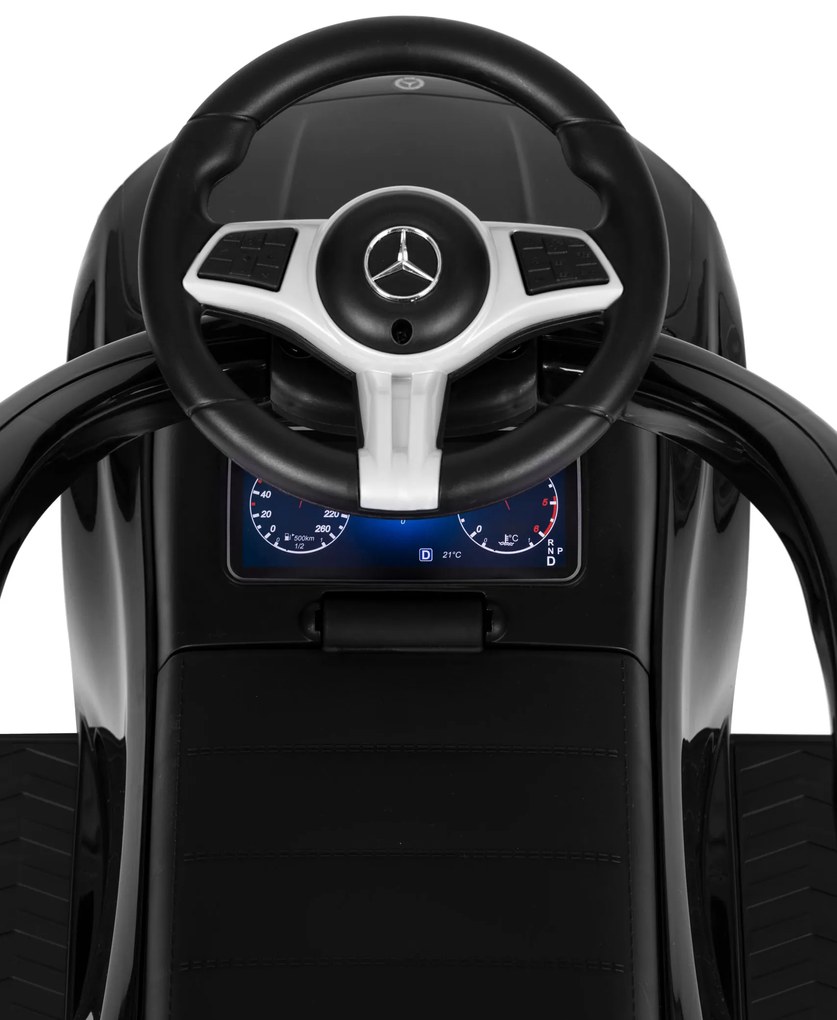 Odrážadlo Mercedes C CLASS, interaktívny volant, BLACK