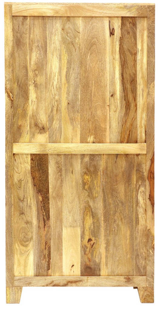 furniture-nabytek.cz - Knihovna do obýváku 90x180x35 z masivního dřeva mango