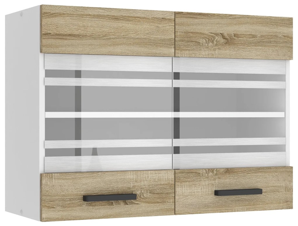 Kuchynská skrinka Belini Premium Full Version horná 80 cm dub sonoma