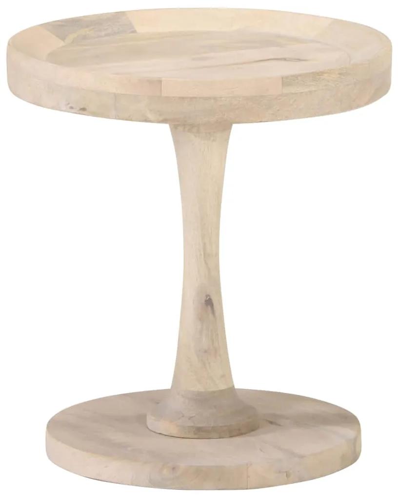 Príručný stolík Ø40x45 cm mangovníkový masív