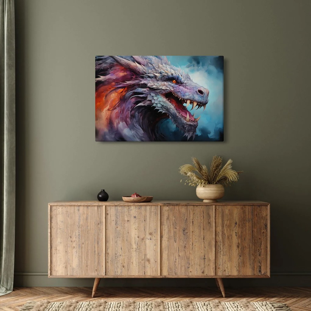 Obraz - Ilustrácia draka (90x60 cm)