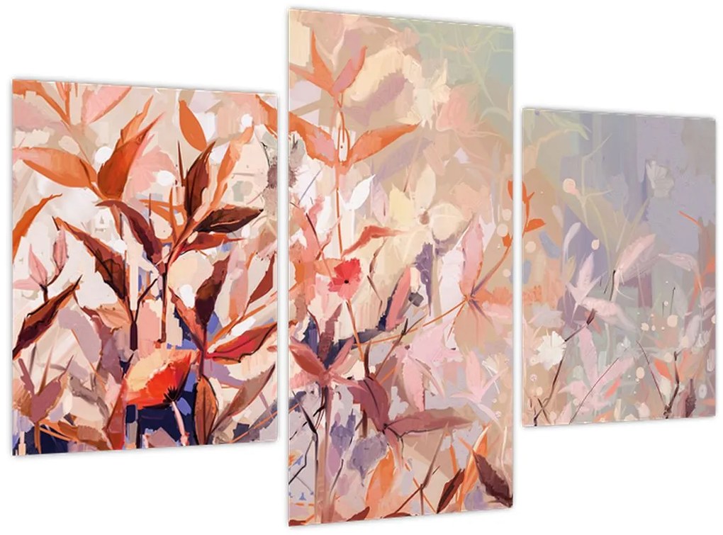 Obraz - Maľba pastelová jeseň (90x60 cm)
