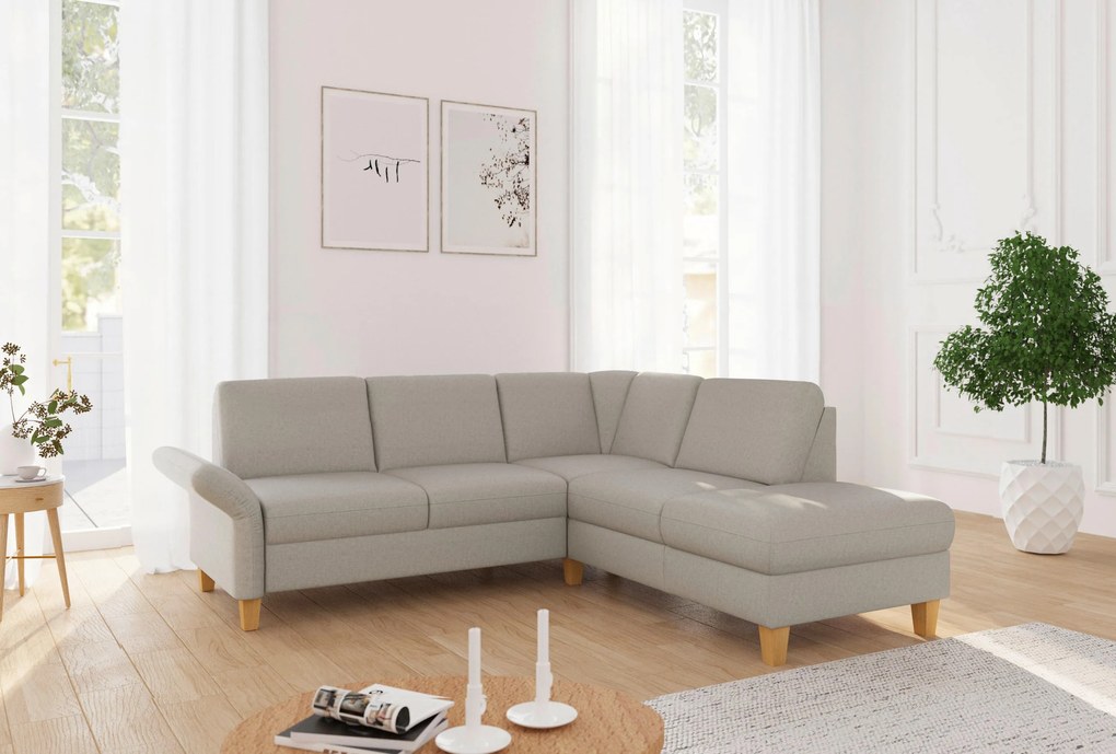 XXXLutz ROHOVÁ SEDAČKA, textil, taupe Sit & More - Sedačky - 000144016163