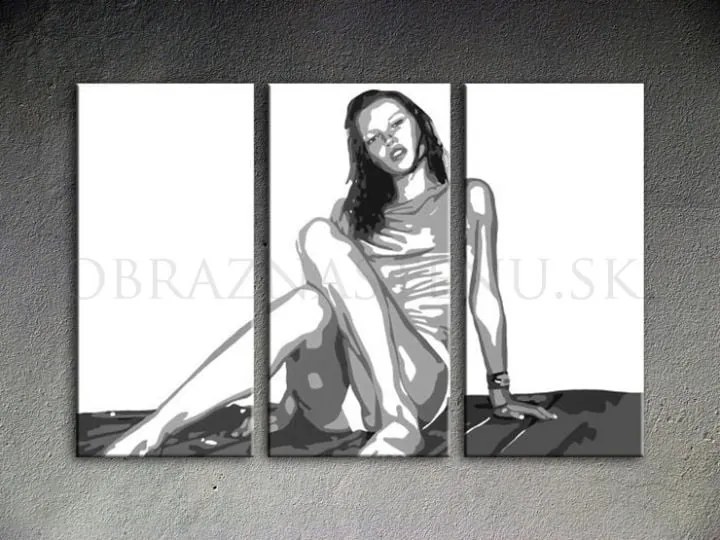 Ručne maľovaný POP Art obraz Kate Moss | rôzne rozmery