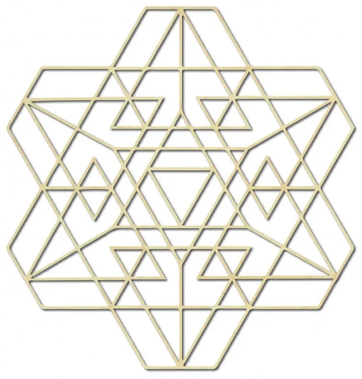 Stylesa Geometrický obraz na stenu z drevenej preglejky I SENTOP PR0334 preglejka