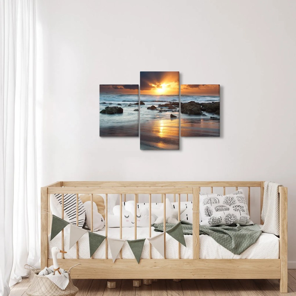 Obraz - More zaliate slnkom (90x60 cm)