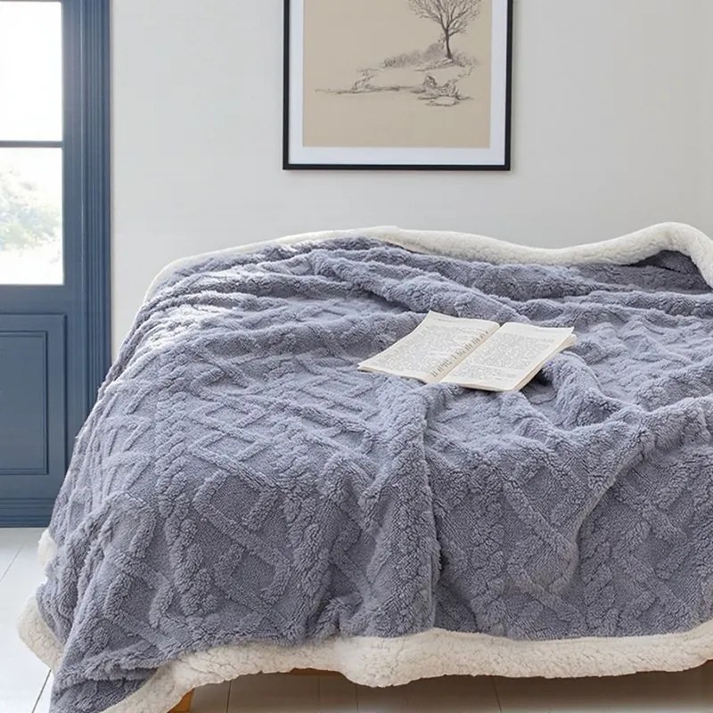 Hrejivá barančeková deka Homa KOBELA BLUEGREY