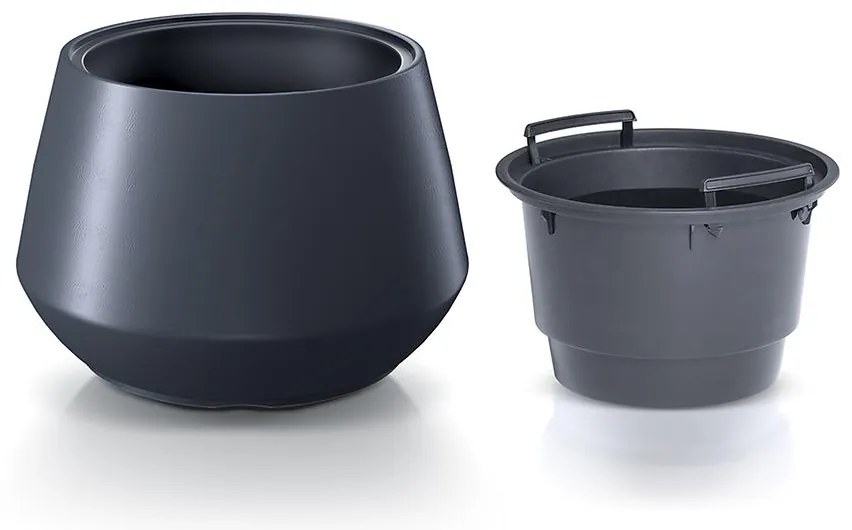 Kvetináč HEOS - Antracit