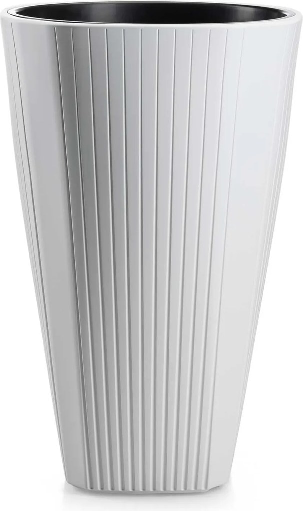 PLASTOVÝ KVETINÁČ MORA 39X61 CM BIELA