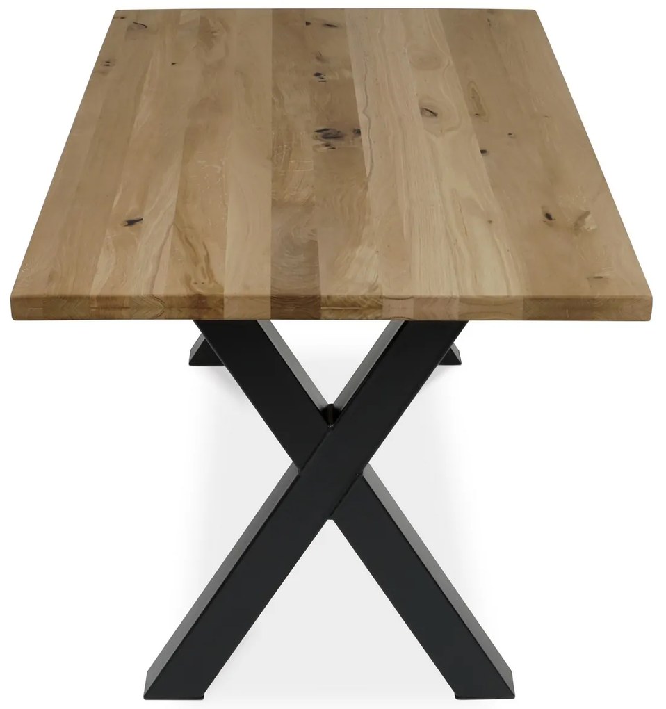 Jedálenský stôl z masívneho dreva 160 x 90 cm, dub