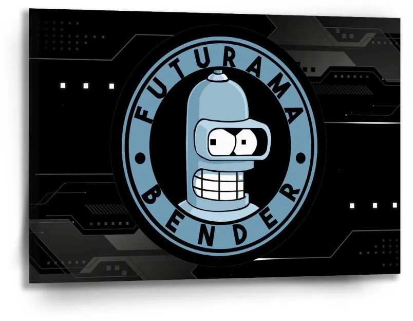 Sablio Obraz Futurama Bender Technology - 90x60 cm