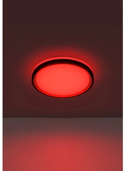 Eglo 300684-LED RGBW stmievateľné stropné svietidlo MALERAMARA-Z LED/14W/230V čierna/zlatá+DO