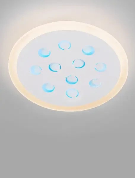 Moderné stropné svietidlo Astraeus RGB 30 s diaľkovým ovládaním