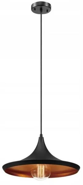 Toolight Toolight, závesné stropné svietidlo Costa C, 1xE27, APP081-1CP, čierna matná, KPL-00986