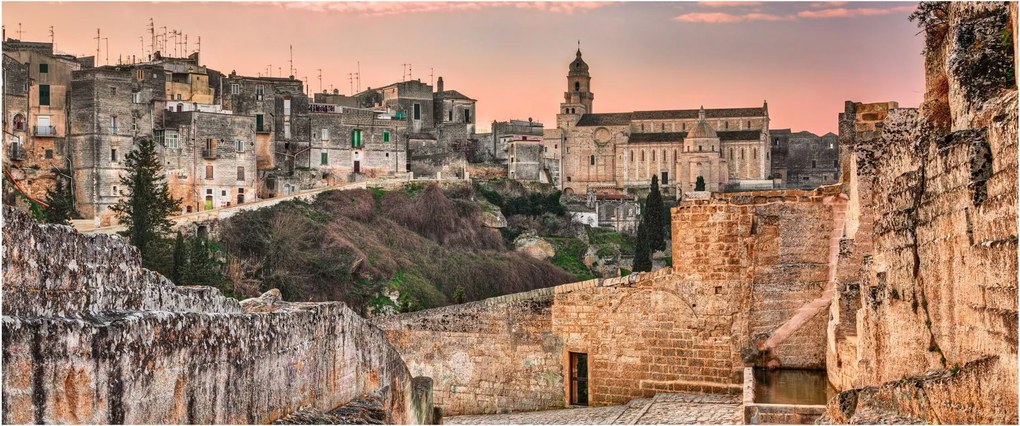 Obraz - Gravina in Puglia, Taliansko (120x50 cm)