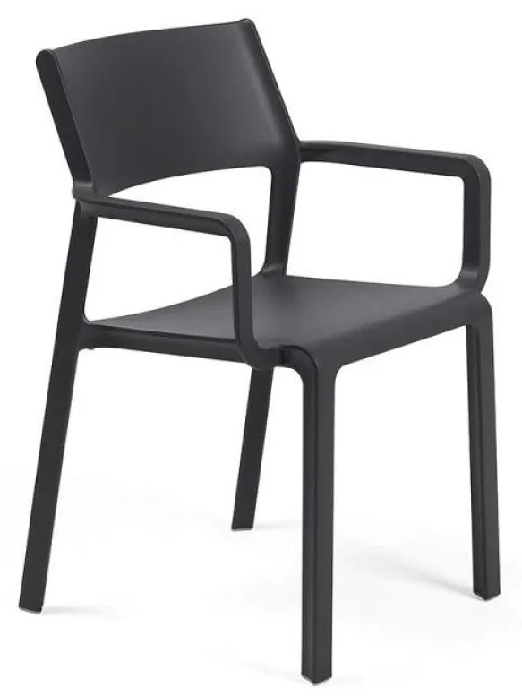 TRILL ARMCHAIR záhradná stolička s podrúčkami bianco