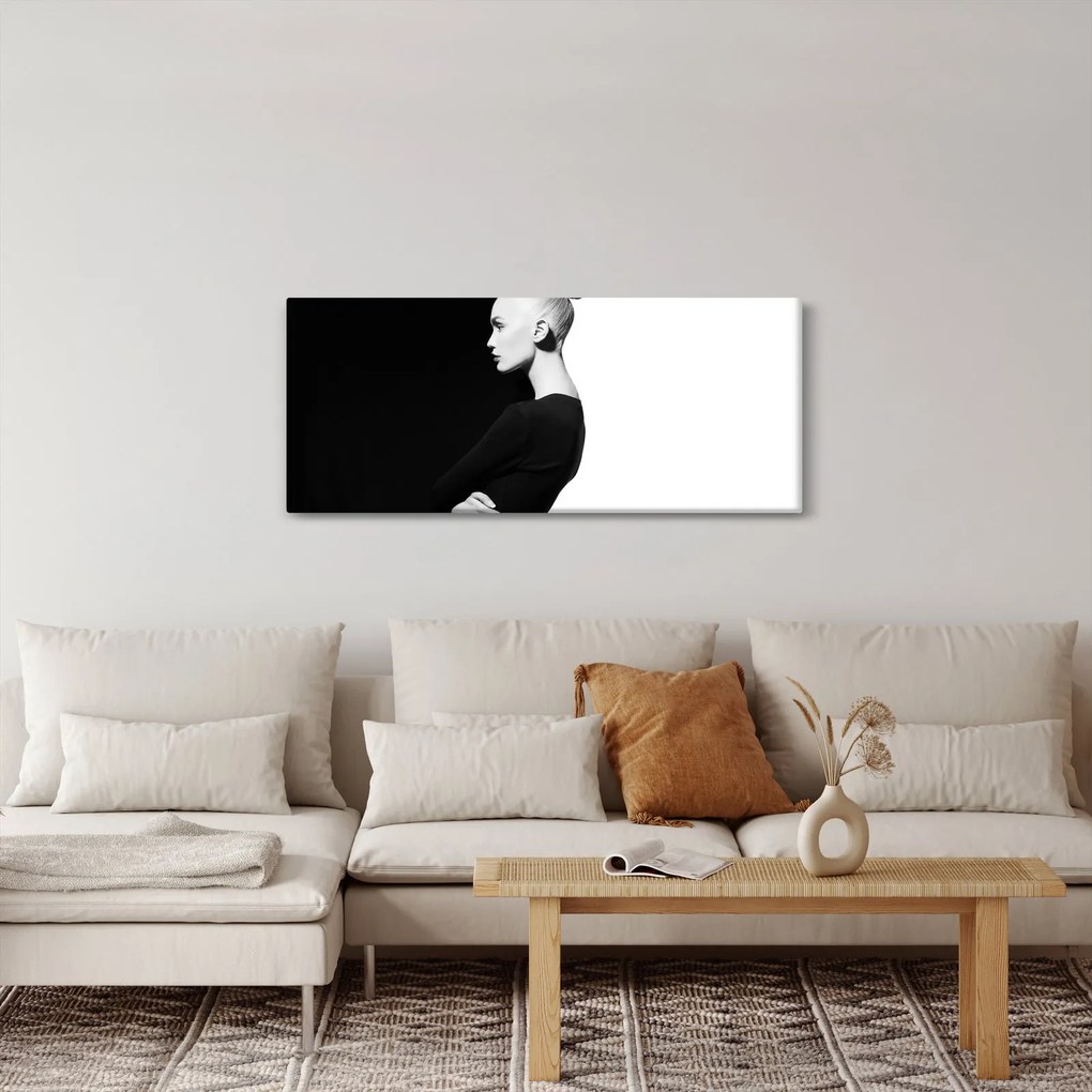 Obrázok - Žena á la jin a jang (120x50 cm)
