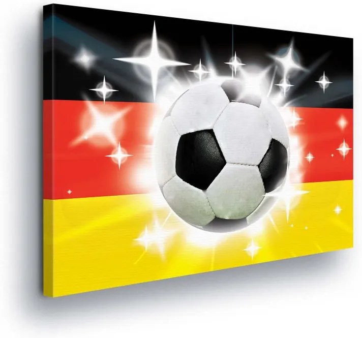 GLIX Obraz na plátne - Football Ball with Stripes II 100x75 cm
