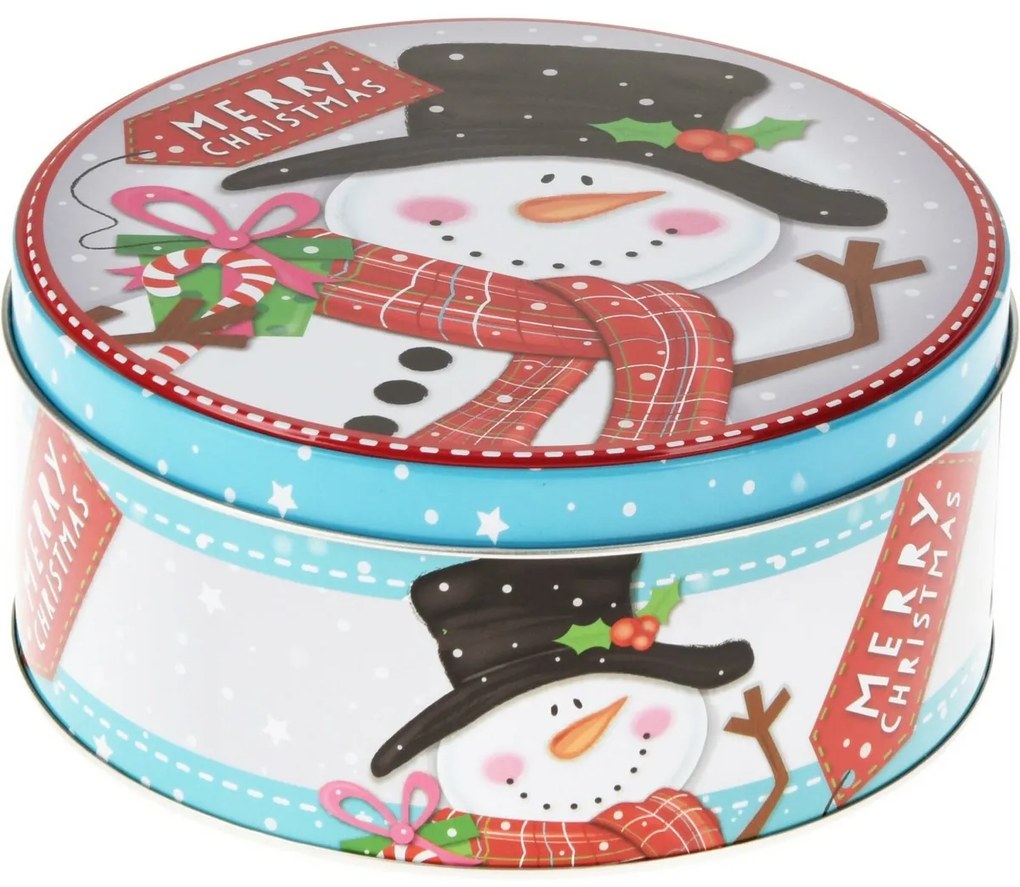 Súprava 3 vianočných plechových dóz Santa's Friends