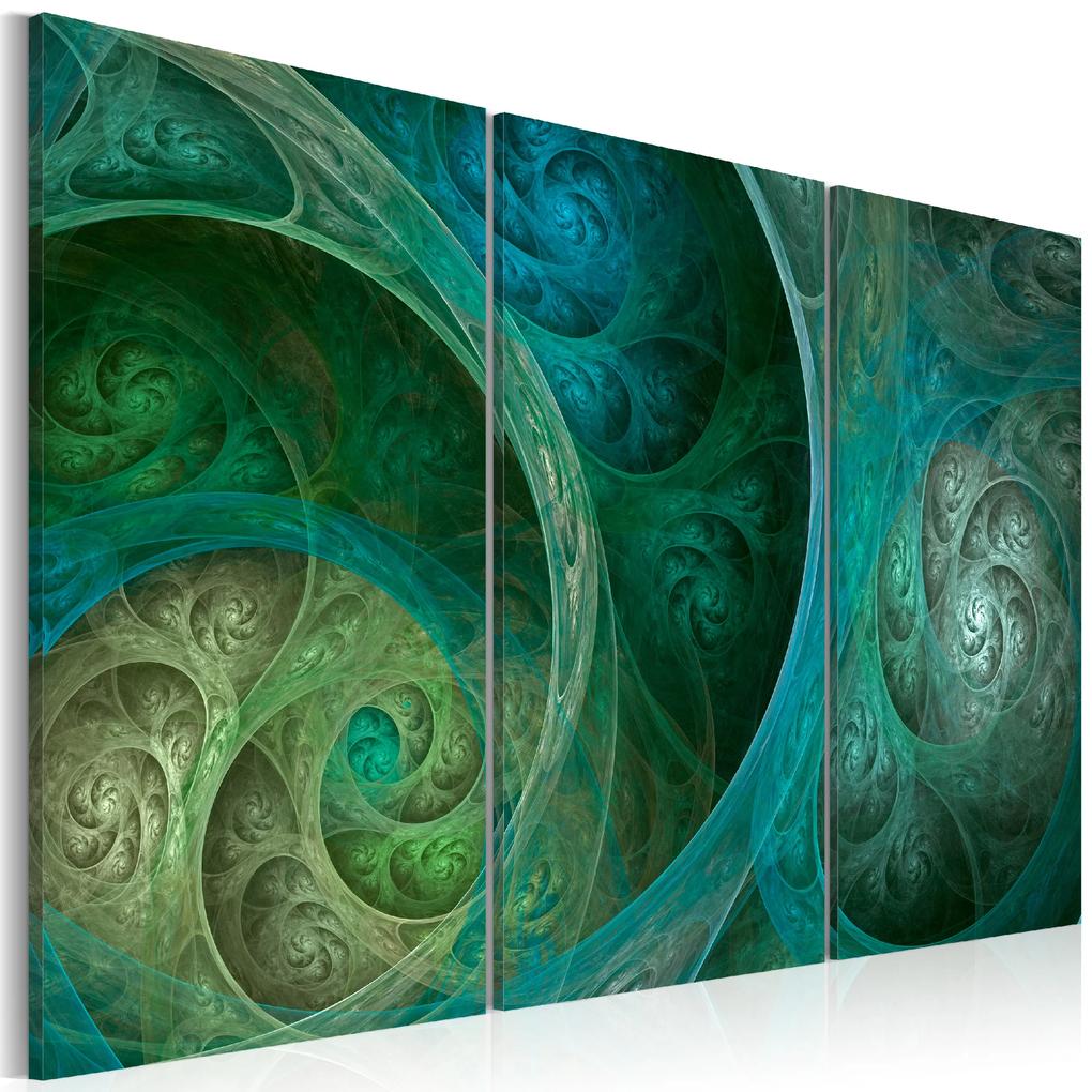 Artgeist Obraz - Turquoise oriental inspiration Veľkosť: 120x80, Verzia: Standard