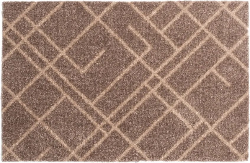 Hnedo-béžová rohožka Tica copenhagen Lines, 40 × 60 cm