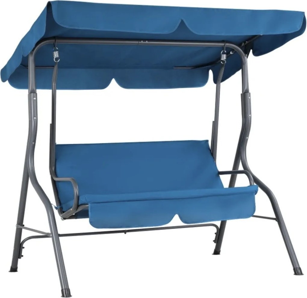 Záhradná hojdačka CANOPS modrá