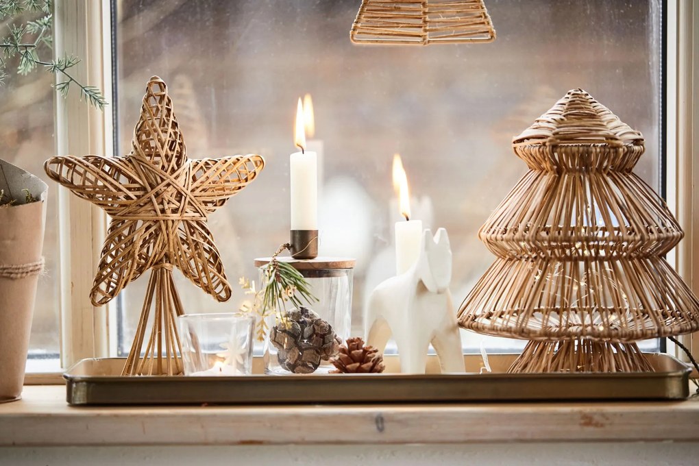 Ib Laursen Prútená hviezda na stromček Cane