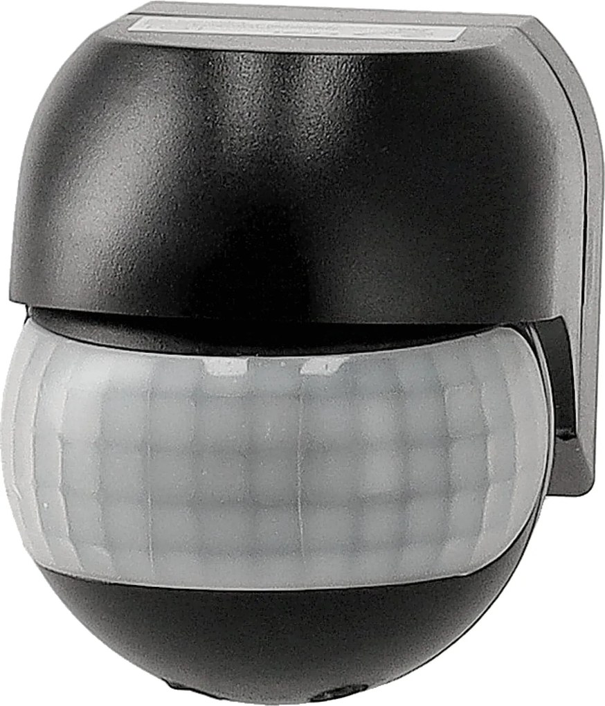 BERGE Pohybové čidlo LED PIR čierne IP44 800W PR054