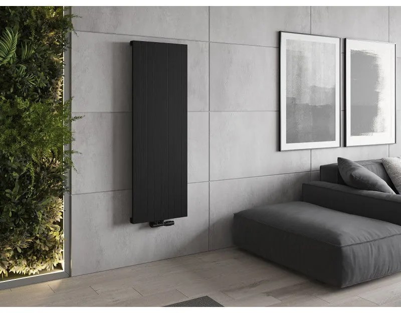 Mexen Topeka, vykurovacie teleso 1400 x 400 mm, 995 W, čierna, W210-1400-480-00-70