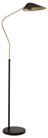 Searchlight EU60420BK - Stojacia lampa SWAN 1xE27/10W/230V čierna