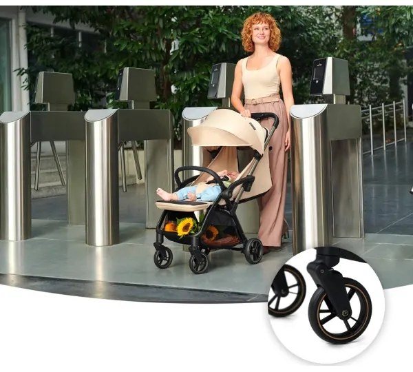 KINDERKRAFT - Športový kočík APINO béžová