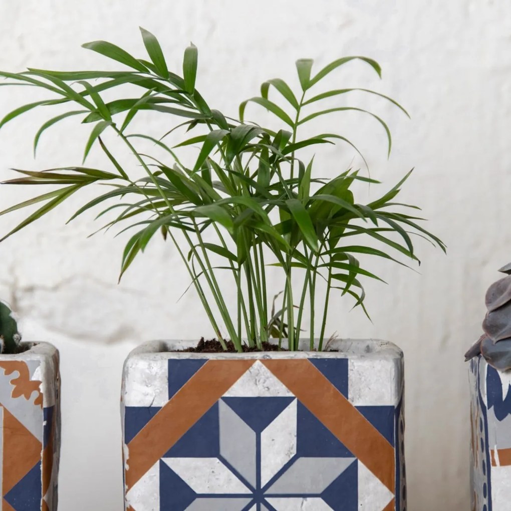 Betónový kvetináč Azulejos 11 cm